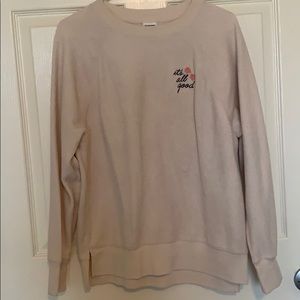 VS pink crew neck hoodie